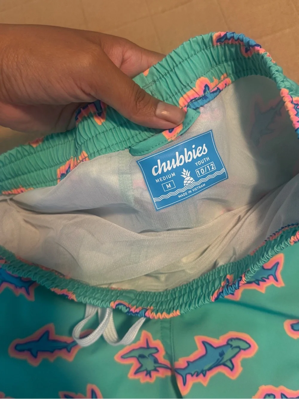 Chubbies shark swimtrunks